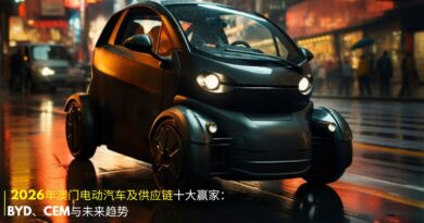 2026年澳门十大电动汽车、电池及供应链赢家